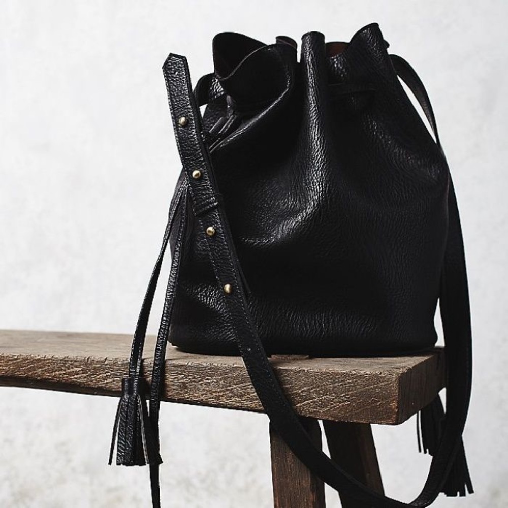 Free People Vegan Leather Bleeker Bucket Bag